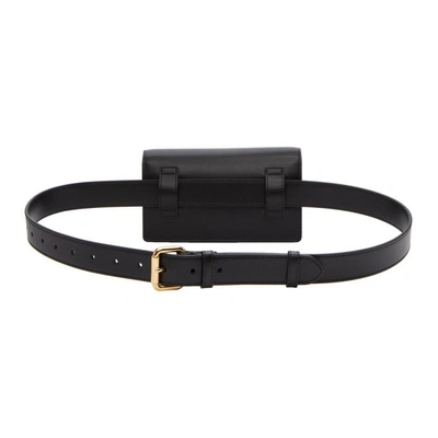 Shop Fendi Black F Is  Belt Bag In F0kur Black