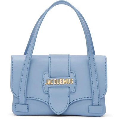 Shop Jacquemus Blue Le Minho Bag In Lt Blue