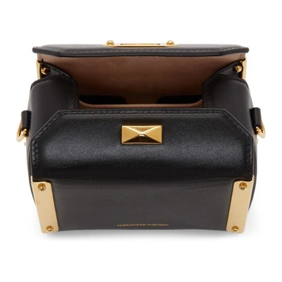 Shop Alexander Mcqueen Black Nano Box Bag In 1000 Black