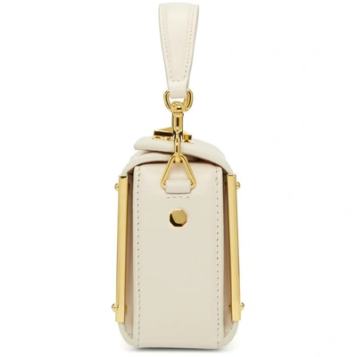 Shop Alexander Mcqueen White Nano Box Bag In 9004 Cream