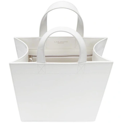 Shop A_plan_application White Box Tote Bag In Opt White