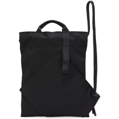 Shop Issey Miyake Black Kinchaku Shoulder Bag In 15 Black