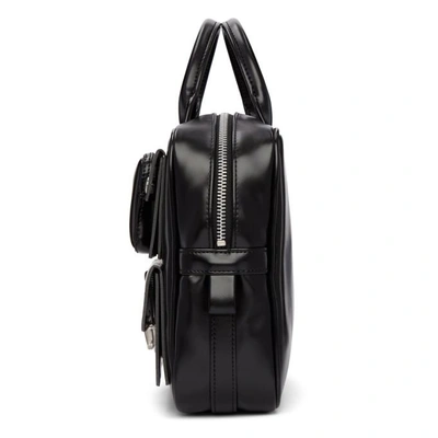 Shop Comme Des Garçons Comme Des Garçons Comme Des Garcons Comme Des Garcons Black Faux-leather Multi Wallet Bag In 1 Black