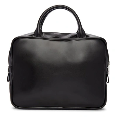 Shop Comme Des Garçons Comme Des Garçons Comme Des Garcons Comme Des Garcons Black Faux-leather Multi Wallet Bag In 1 Black