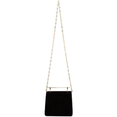 Shop M2malletier Black Velvet Mini Collectionneuse Bag