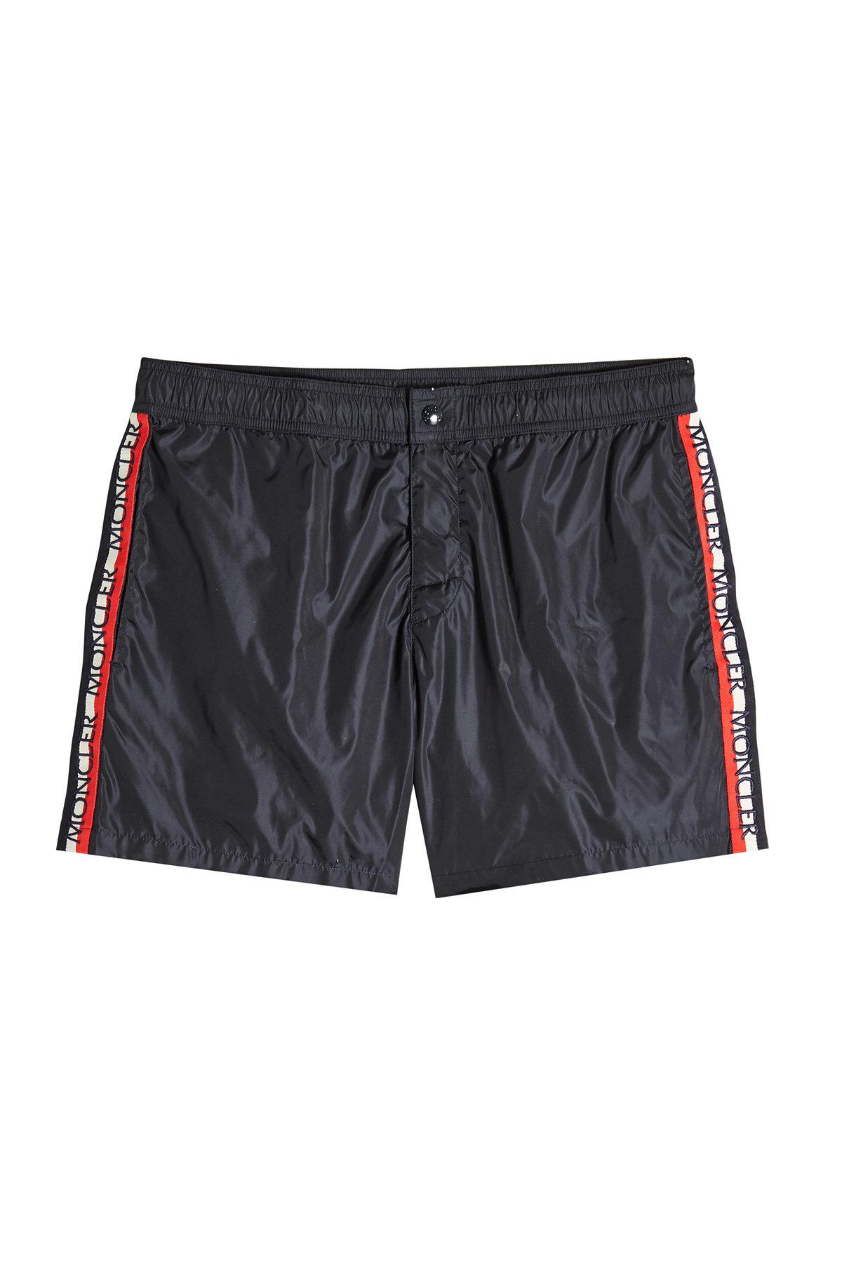 blue moncler swim shorts