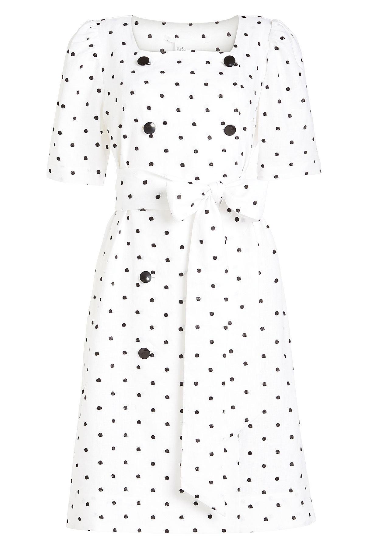 lisa marie fernandez polka dot dress
