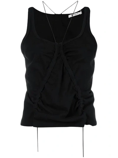 Shop Alexander Wang T T By Alexander Wang High Twist Tank Top - Black