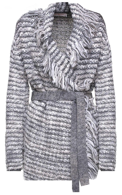 Pierce Alpaca And Wool blend Cardigan In Unico