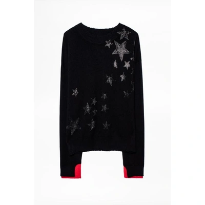 Shop Zadig & Voltaire Gaby Bis Cachemire Sweater