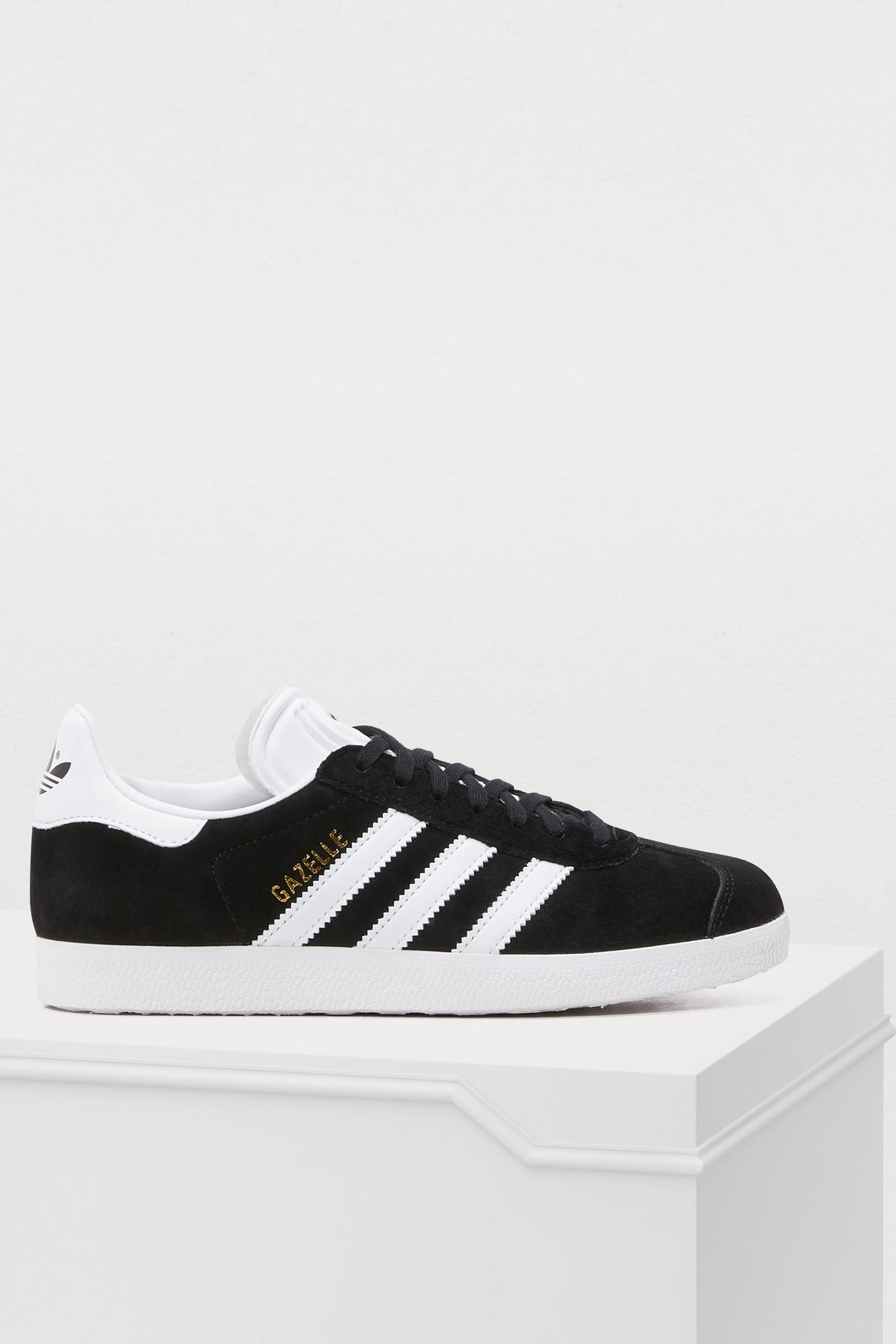 adidas gazelle womens black suede