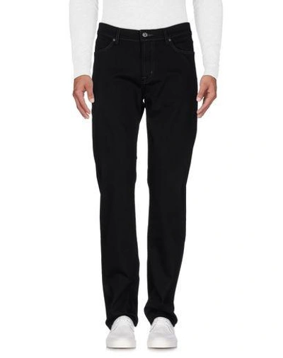 Shop 7 For All Mankind Denim Pants In Black