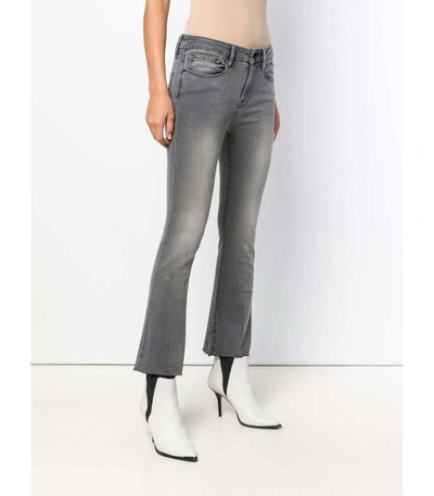Shop Frame Grey Le Crop Bootcut Jeans