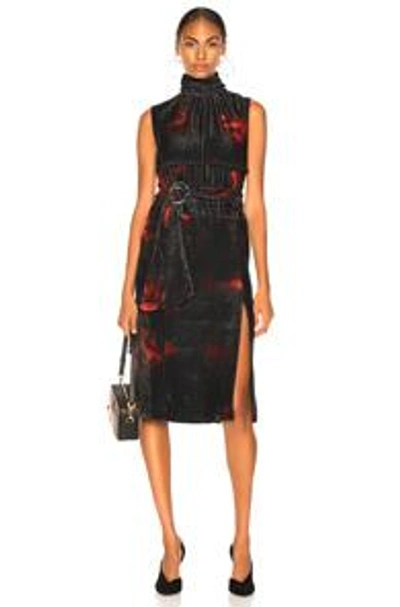 Shop Altuzarra Indira Dress In Electric Orange