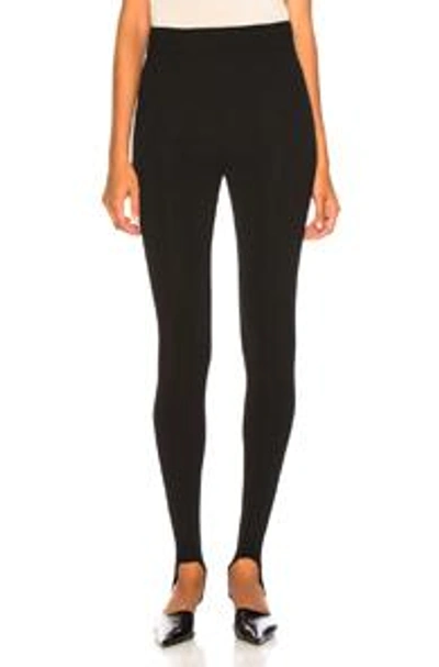 Shop Victoria Beckham Stirrup Leggings In Black