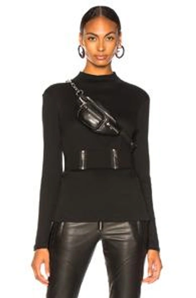 Shop Alyx 1017  9sm Long Sleeve With Belt In Black