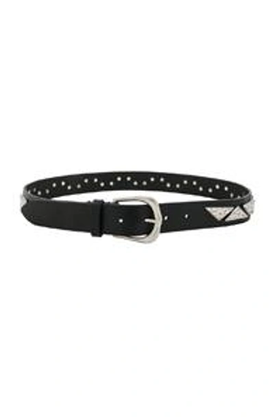 Shop Isabel Marant Nyzo Belt In Black