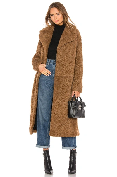 Shop A.l.c Hayworth Coat In Whiskey
