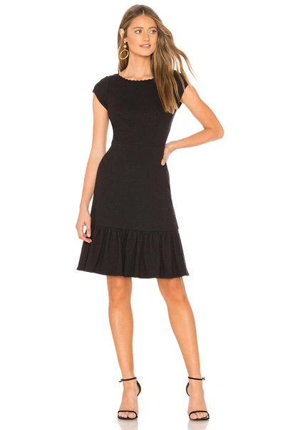 Shop Rebecca Taylor Sleeveless Honeycomb Dress In Black