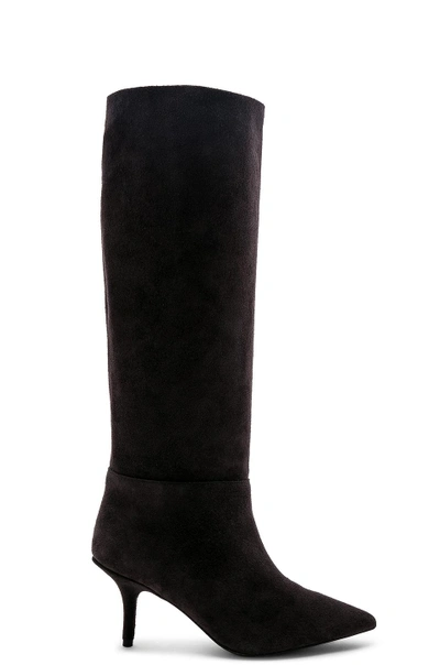 Shop Yeezy Season 7 Knee High Boot 70mm In Black