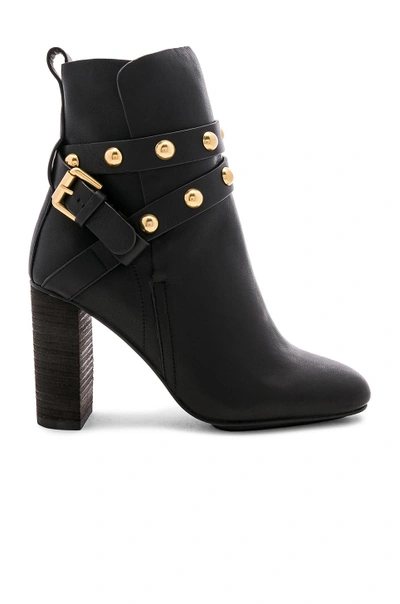 Shop See By Chloé Stud Bootie In Black