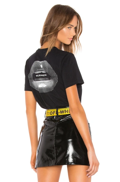 Shop Off-white Lips Tee In Black