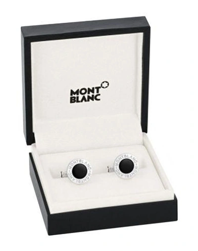 Shop Montblanc Cufflinks And Tie Clips In Silver