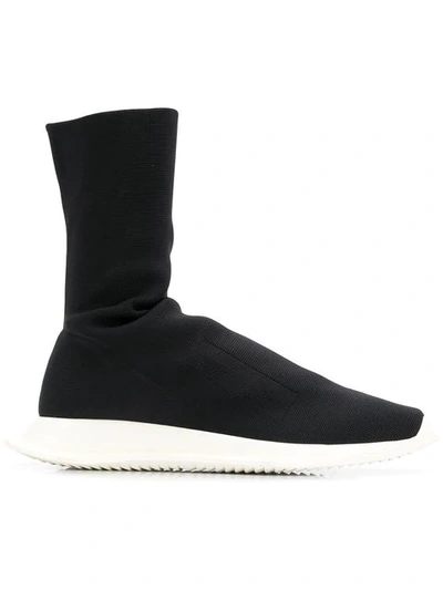 Shop Rick Owens Drkshdw Ankle Sock Sneakers In Black