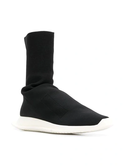 Shop Rick Owens Drkshdw Ankle Sock Sneakers In Black
