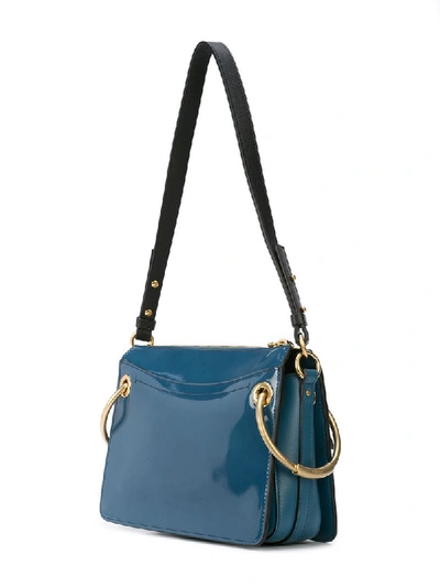 Shop Chloé Roy Shoulder Bag In Blue