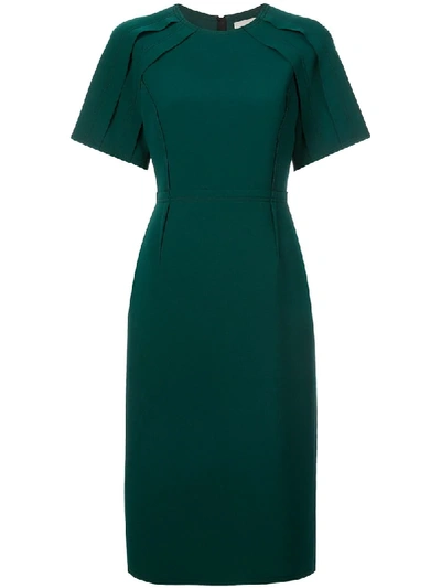 Shop Jason Wu Collection Fitted Mid-length Dress - Green