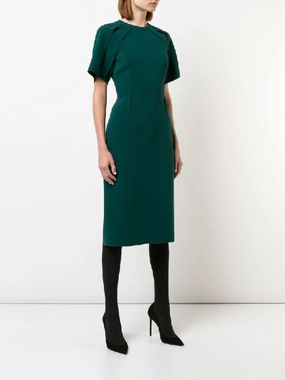 Shop Jason Wu Collection Fitted Mid-length Dress - Green