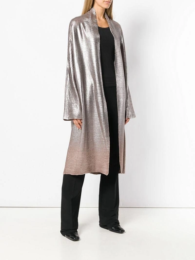 Shop Avant Toi Metallic Coat