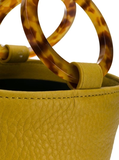 Shop Simon Miller Bonsai 15 Mini Bucket Bag In Yellow