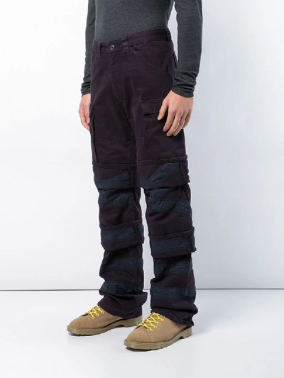 Shop Y/project Multi Cuff Trousers In Blue