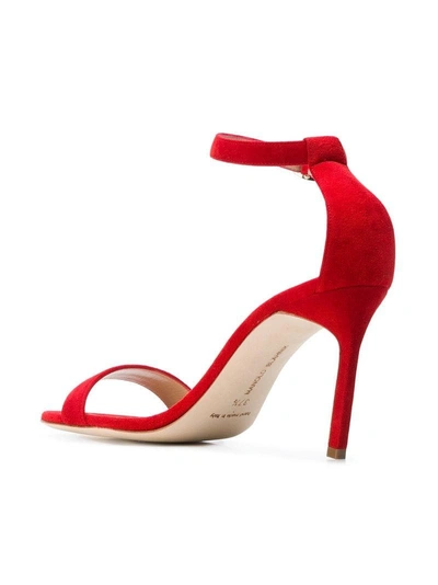 Shop Manolo Blahnik Chaos Sandals - Red