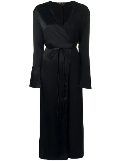 Shop Andrea Ya'aqov Kimono Dress - Black