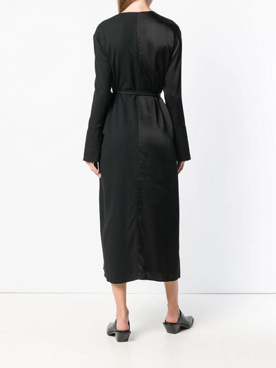 Shop Andrea Ya'aqov Kimono Dress - Black