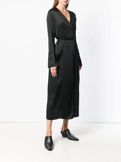 Shop Andrea Ya'aqov Kimono Dress - Black
