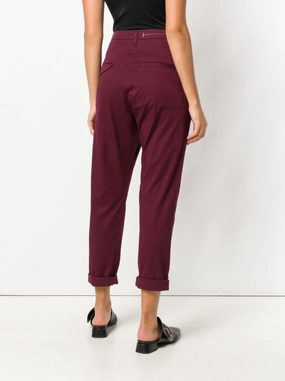 Shop Hope High-waisted Cropped Trousers - Pink