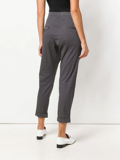Shop Hope High-waisted Cropped Trousers - Grey