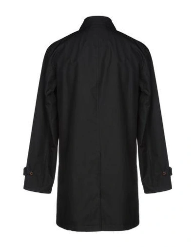 Shop Sealup Man Overcoat & Trench Coat Black Size 42 Cotton, Polyamide
