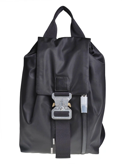 Shop Alyx Buckle Detail Backpack In Black