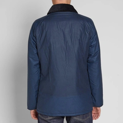 Barbour Lingmell Wax Jacket In Blue | ModeSens