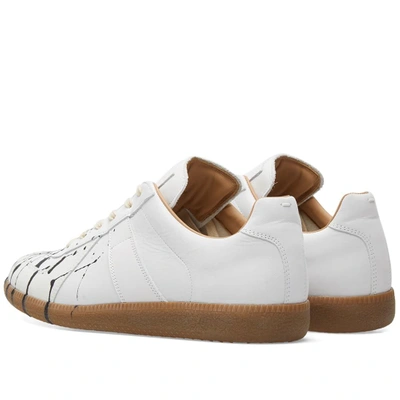 Shop Maison Margiela 22 Replica Painter Low Monochrome Sneaker In White