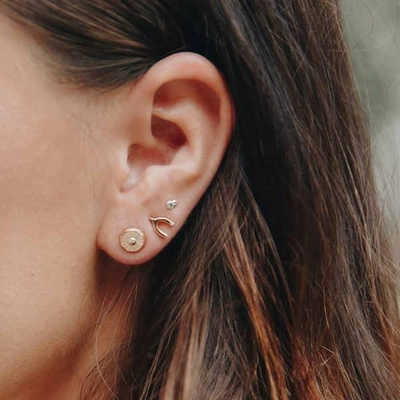 Shop Edge Of Ember Wishbone Stud Earrings