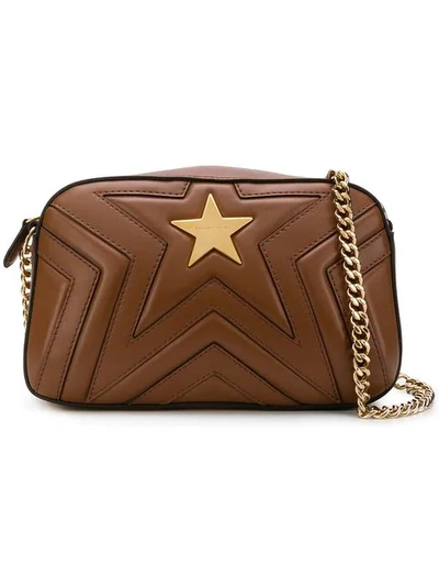 Shop Stella Mccartney Stella Star Bag In Brown