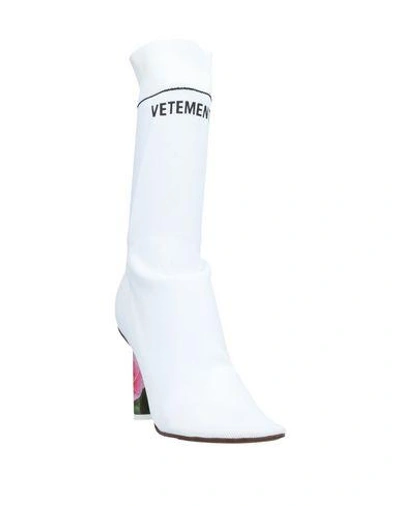 Shop Vetements Boots In White