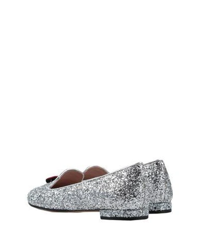 Shop Chiara Ferragni Loafers In Silver