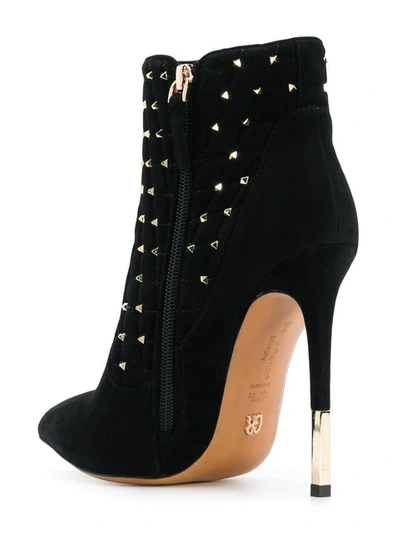 Shop Gianni Renzi Studded Ankle Boots In Black